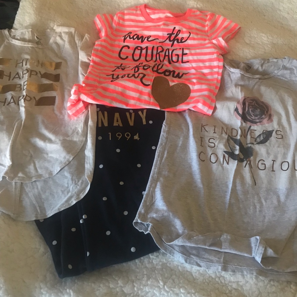 Girls sweatpants and t shirts